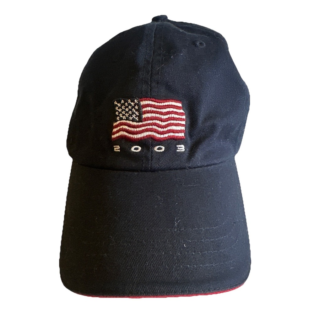 American Flag 2003 Adjustable Hat Mens Sonoma Jean Co.  Cap USA